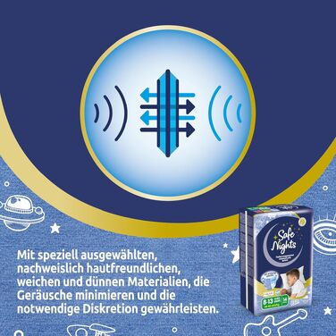 Нічні підгузки Babylino Safe Nights для хлопчиків 8-13 років (30-48 кг), 84 шт
