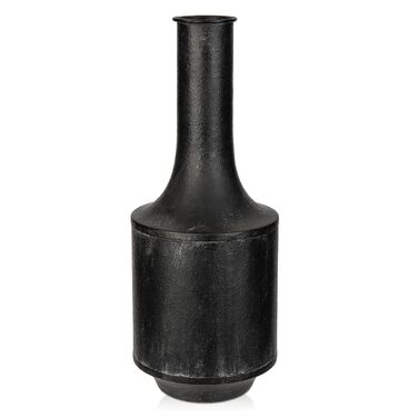 Ваза для квітів Vintage Vasen Schwarz, металева, декоративна, в стилі Shabby Chic для букетів