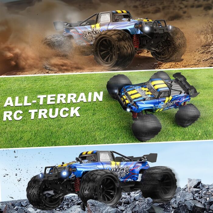 Радіокерований позашляховик Monstertruck 1:16 4WD 40 км/год для дітей та дорослих 8+