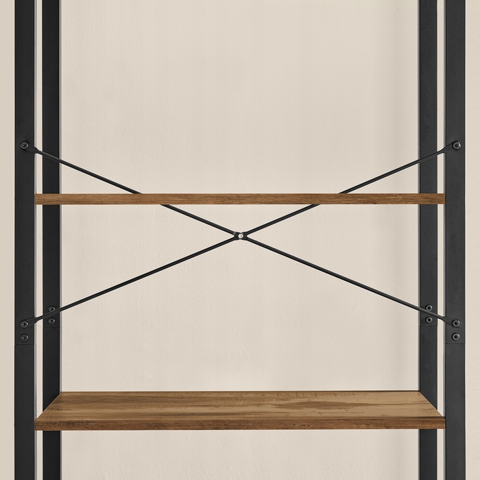 Стелаж Zanzani Zanzara, 66,02 см x 186,21 см x 30,03 см, дуб горіх