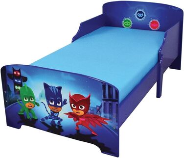 Дитяче ліжко Fun House 712868, Pyjamahelden, 140x70 см, з ламелями, блакитне