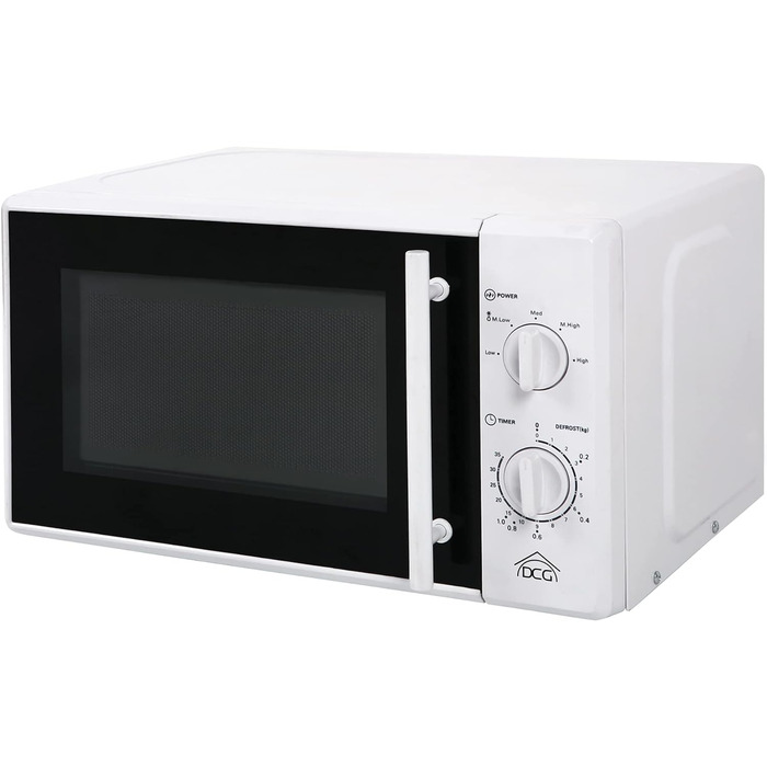 Мікрохвильова піч DCG Eltronic MWG820 20 л з грилем, механічне управління, 5 рівнів потужності, таймер 35 хвилин