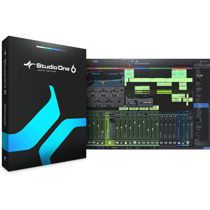 Аудіоінтерфейс PreSonus Studio 24c USB-C для запису, стрімінгу та подкастингу з програмним пакетом Studio One Artist та Ableton Live Lite