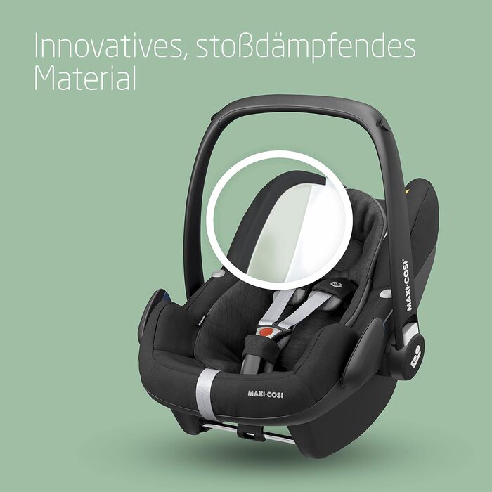 Автокрісло для новонароджених Maxi-Cosi Pebble Pro i-Size (0-12 місяців, 45-75 см), Essential Black