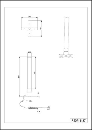 Декоративна світлодіодна лампа-колона Reality Leuchten RL LIVE YOUR LIGHT з рухомою водою, титанова, 2.4 Вт RGB LED з кольоровою зміною, з 3 декоративними рибками, настільна, пластик