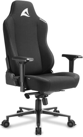Ігрове крісло Sharkoon Skiller SGS40, чорне, дихаюча тканина, широке сидіння