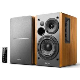 Акустична система Edifier Studio R1280DB 2.0 Bluetooth, активні полочні колонки (42 Вт) з ІК-пультом керування, цифрові входи, колір: дерево
