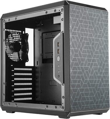 Корпус Cooler Master MasterBox Q500L ATX Mini Tower з прозорою бічною панеллю, організацією кабелів і багатьма варіантами охолодження