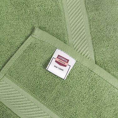 Рушники для ванної Utopia Towels 61x121 см, 6 шт, зелений