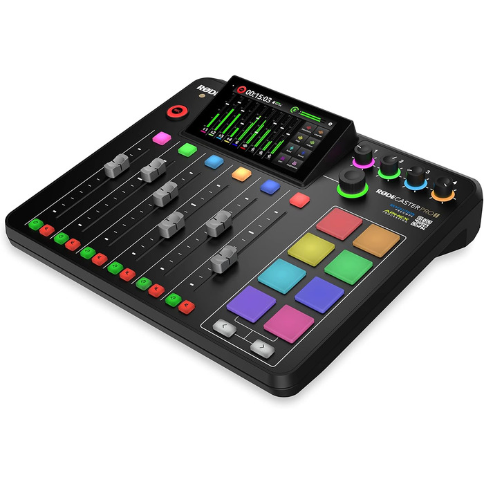 RØDE RØDECaster Duo: Комплект для подкастів, стрімінгу, музики (RCP II Noir)