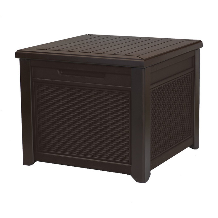 Скриня для зберігання Keter City Box 113л, деревоподібний дизайн, 55x44x57.8 см - для балкона та малих площ