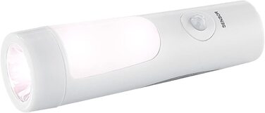 Аварійна LED-лампа Lunartec 4-в-1 з акумулятором, датчиками руху та світла, нічник і ручний ліхтар для дому, вмикається при відключенні електроенергії