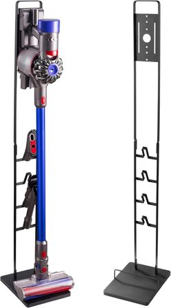 Підставка-станція для зарядки пилососів Dyson RICOO SH502, сумісна з V6/V7/V8/V10/V11, 29x22x127 см, чорна