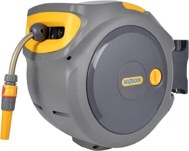 Шланг-котушка автоматична HOZELOCK Auto Reel 30 м з пістолетом, фітингами та кріпленням - 5 років гарантії