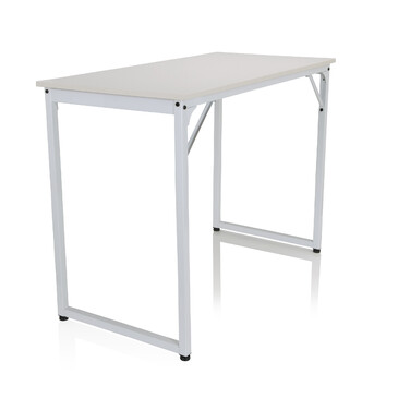 Письмовий стіл для комп'ютера WORKSPACE I 100 x 50 см, білий, hjh OFFICE