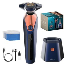 Електробритва Cecotec Precisioncare Sapphire Pro з нержавіючої сталі, 70 хв роботи, IPX6 водонепроникна, для дому та подорожей