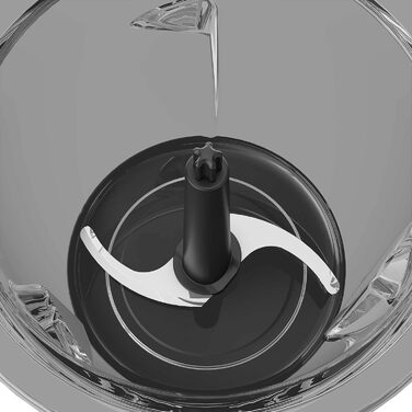 Подрібнювач Beko CHG81442BX 400 Вт, 2 леза з нержавіючої сталі, скляна чаша 1 л, 2 швидкості, нековзка основа, чорний