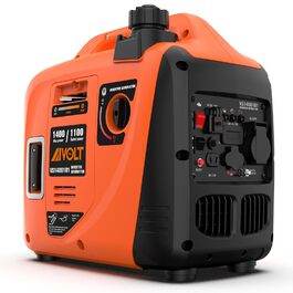 Інверторний генератор AIVOLT 1400W: бензиновий, тихий, для кемпінгу, фестивалів та дому. 2 USB, 12V DC та 230V розетки