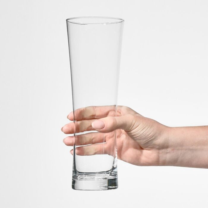 Склянки для пива Krosno Biergläser 500 мл, набір 6 шт. Універсальні, елегантний дизайн 