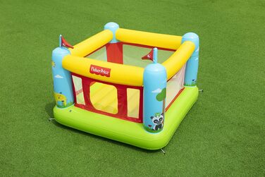 Надувний батут Bestway Fisher-Price Bouncetastic 175x173x135 см для дітей