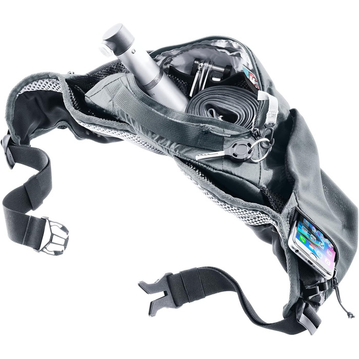 Поясна велосипедна сумка Deuter Pulse 3, 3 л, графітова