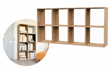 Стелаж TopEshop 147 x 75 x 30 см, дуб артизан