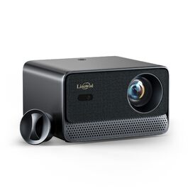 Проєктор Beamer-4K Smart Home Cinema: WiFi6, Bluetooth, Dolby Audio, Netflix, 1080P HD, Автофокус, eARC/CEC, Чорний