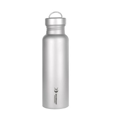 Фляга SILVERANT Titan для води 500 мл, кругла - легка пляшка для кемпінгу, туризму та активного відпочинку