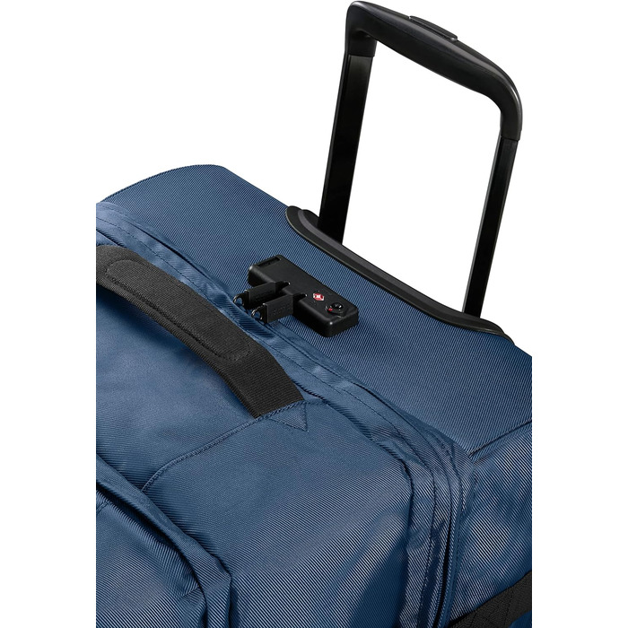 Валіза на 2 колесах American Tourister Urban Track Combat Navy L, 78.5 см, 116 л, синя дорожня сумка