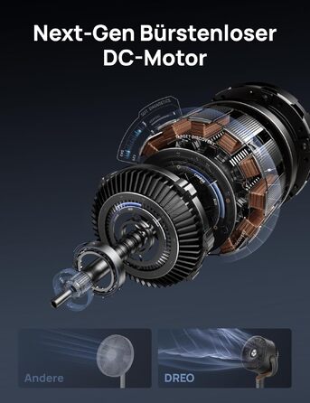 Вентилятор підлоговий DREO TurboPoly 512 з пультом, надтихий (20 дБ), регульована висота 94-107 см, 4 режими, DC мотор, чорний