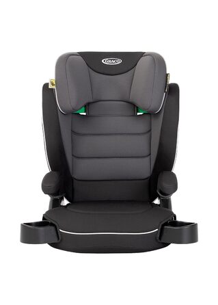 Автокрісло Graco Logico™ L i-Size R 129: 3,5-12 років, 100-150 см, регульовані підлокітники, знімний чохол, кріплення ременем безпеки, чорний колір, Midnight
