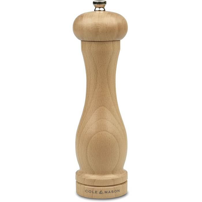 Перцемолка Cole & Mason HA0624P Beech Capstan Precision+, натуральний бук, 200 мм