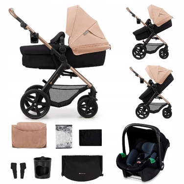 Багатофункціональний візок Kinderkraft Moov 2 3в1, бежевий
