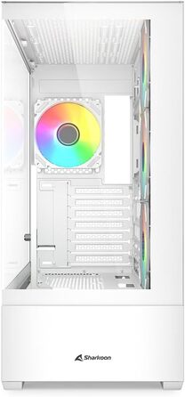 Комп'ютерний корпус Sharkoon AK6 RGB ATX білий
