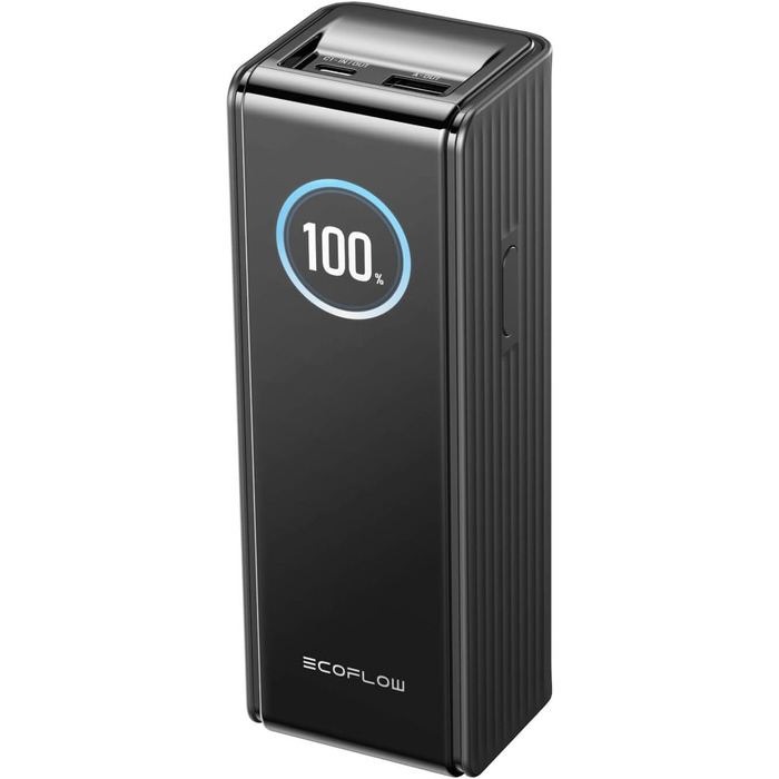 Powerbank EcoFlow Rapid 25000 mAh 170W з вбудованим кабелем, чорний