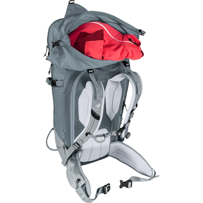 Жіночий туристичний рюкзак Deuter Freerider Pro 32+10 л, для лижних турів, сірий