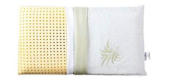 Подушка ортопедична 40x80x18 см з піни Memory Foam та Aloe Vera, знімний двошаровий чохол, для підтримки шийного відділу хребта
