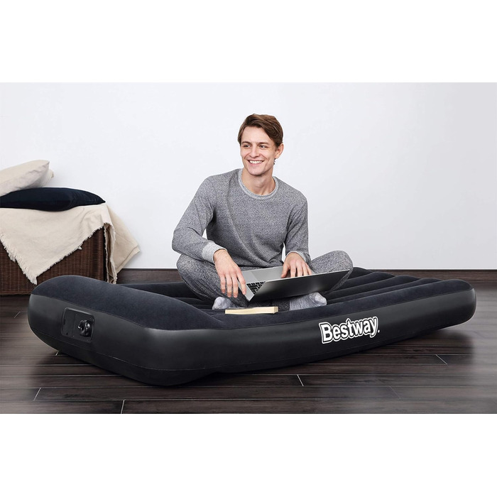 Ліжко надувне Bestway Aeroluxe з електронасосом, Queensize (188x99x30 см)