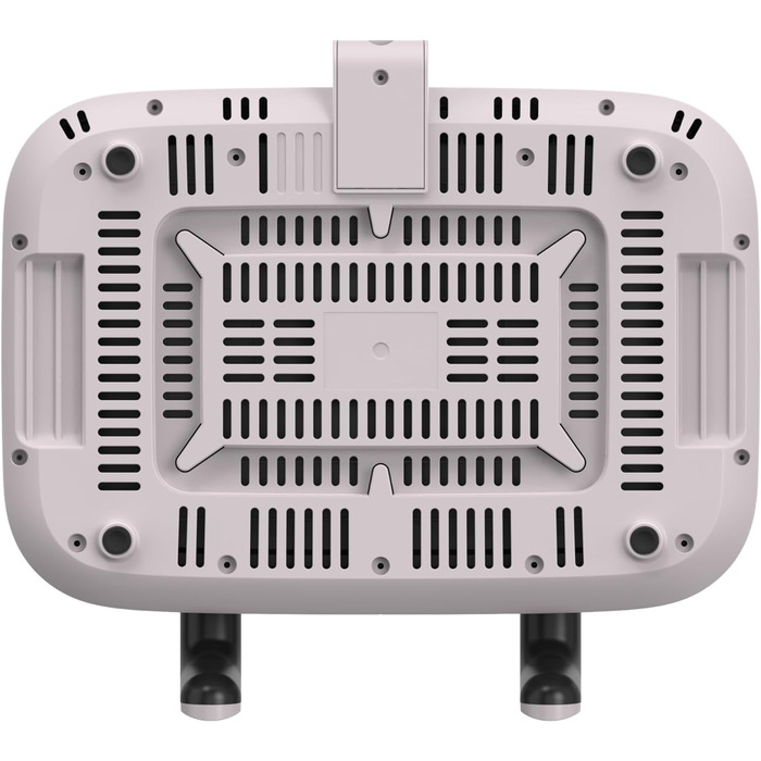 Linsar Dual Zone аерофритюрниця з двома камерами, 8 л, 2 кошики зі скляним вікном, сенсорне управління, 9 програм, Dual Cook, синхронізація, 2570-3040 Вт, чорна