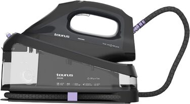 Парова прасувальна станція Taurus Amazing SSD3000, 7 бар, 3000 Вт, тиха, готова за 30 сек, електронний паровий удар 400 г/хв, резервуар 1,5 л, керамічна підошва