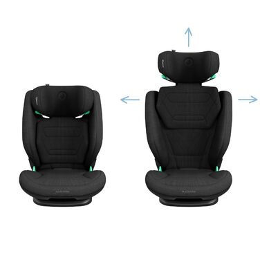 Дитяче автокрісло Maxi-Cosi RodiFix Pro² i-Size (100–150 см, 3.5–12 років), ISOFIX, ClimaFlow, G-CELL, Authentic Black