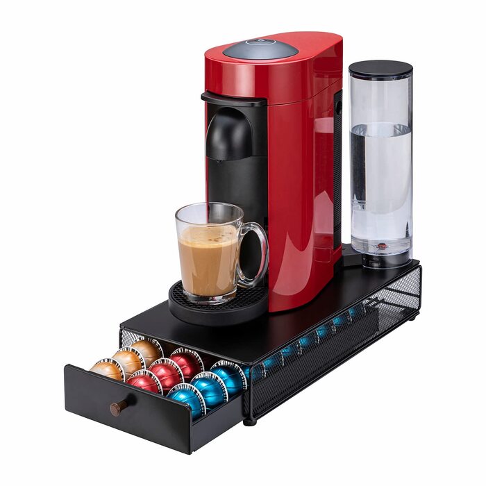 Органайзер-підставка для капсул кави Reisratten для Nespresso Vertuo, на 30 капсул, чорний