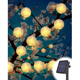 Сонячна гірлянда Litogo 7.8 м, 40 LED ліхтариків, 8 режимів, IP65, водонепроникна, для вулиці, саду, балкона, тераси, вечірки, теплий білий