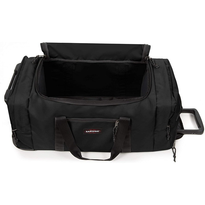 Дорожня сумка Eastpak Leatherface M+ 69 л, чорна, 68.5×32.5×34.5 см