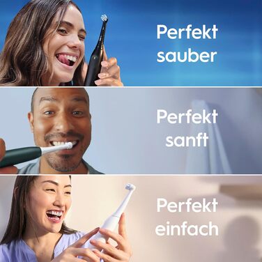 Електрична зубна щітка Oral-B iO Series 2, чорна (набір: 2 щітки Night Black та Calm Pink, 3 насадки, футляр)