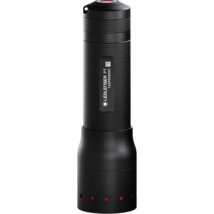 Ліхтарик Ledlenser P7 професійний LED, 450 лм, чорний, компактний, високопродуктивний, 1,5 В, 13x3,7 см