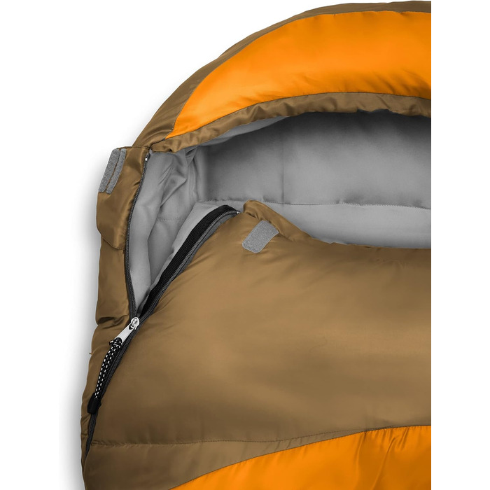 Спальний мішок-кокон Where Tomorrow Mumienschlafsack Sanddorn, 230x80 см, колір обліпиха