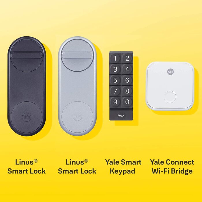 Yale Connect Wi-Fi Bridge для розумного замка, віддалений доступ, інтеграція з голосовим асистентом, білий