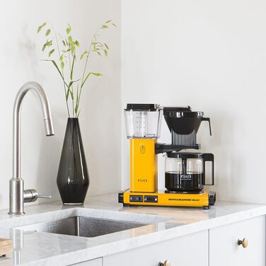 Кавоварка Moccamaster KBG Select, фільтраційна, 1.25 л, жовта Yellow Pepper