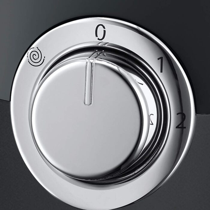 Ручний міксер Russell Hobbs 24672-56, матовий чорний (5 швидкостей + турборежим, вінчики та гаки для тіста, кнопка викидання насадок)